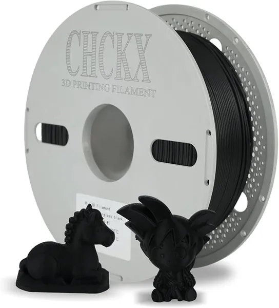 CHCKX CHCKX PPS Filament Black 1KG,Extreme Heat Resistance,Engineering Chemically Resistant Thermoplastics with PC Spool