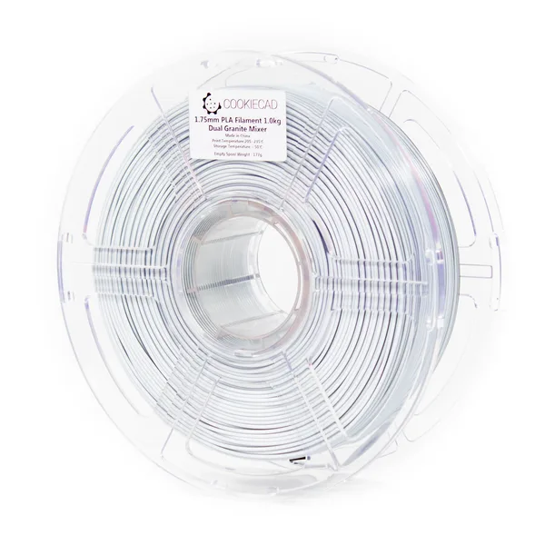 Cookiecad Granite Mixer PLA Filament, 1kg