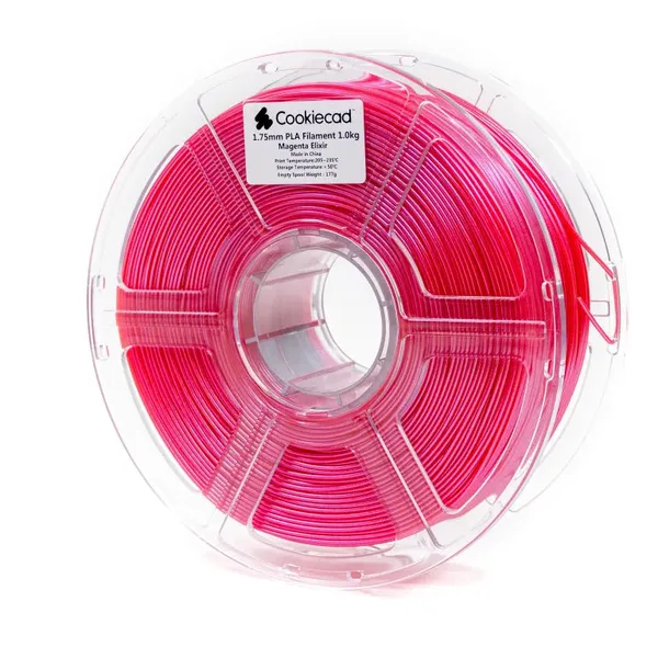 Cookiecad Magenta Elixir PLA Filament, 1kg