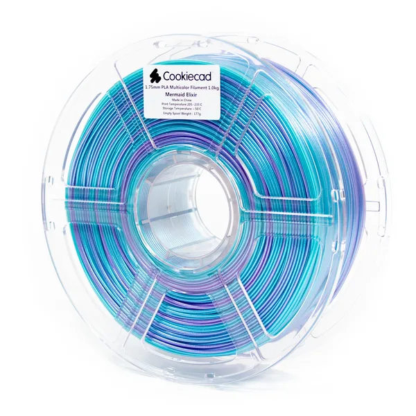 Cookiecad Mermaid Elixir (purple → blue → green) PLA Filament, 1kg