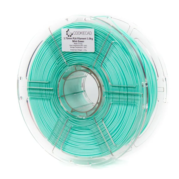 Cookiecad Mint Green PLA Filament, 1kg