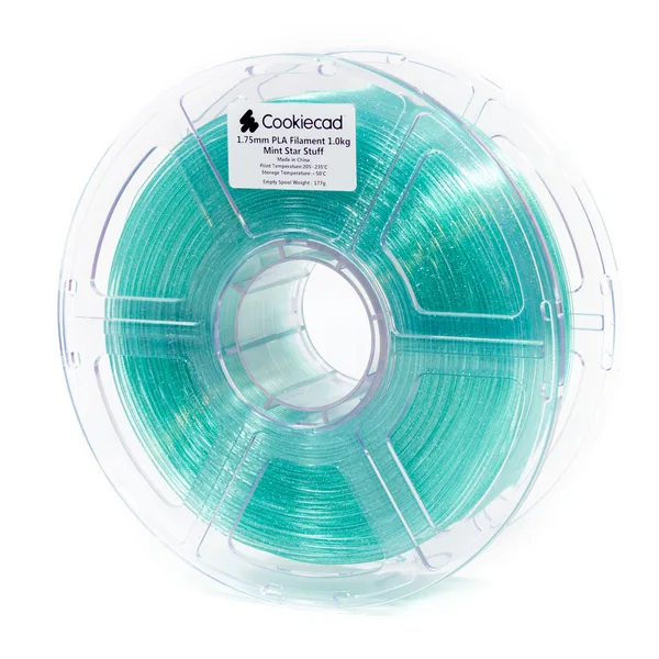 Cookiecad Mint Star Stuff PLA Filament, 1kg