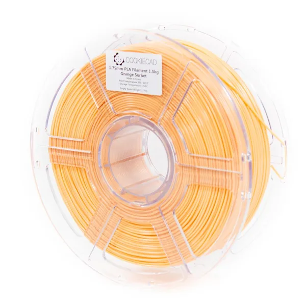 Cookiecad Orange Sorbet PLA Filament, 12 x 1kg
