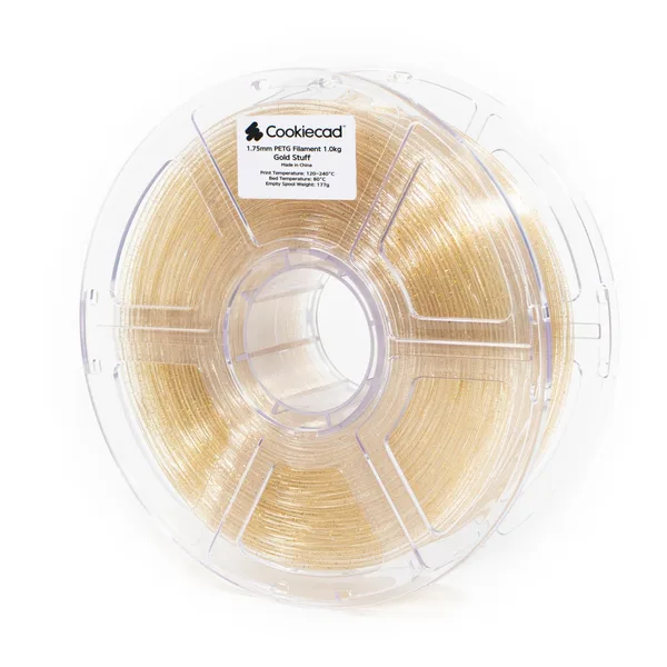 Cookiecad PETG Gold Dust PETG Filament, 1kg