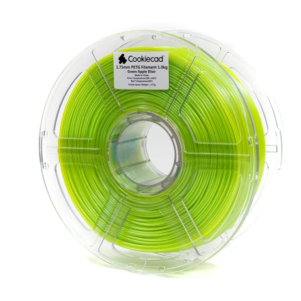 Cookiecad PETG Green Apple Elixir PETG Filament, 1kg