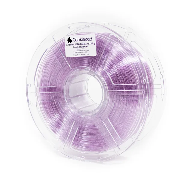 Cookiecad PETG Purple Star Stuff PETG Filament, 1kg