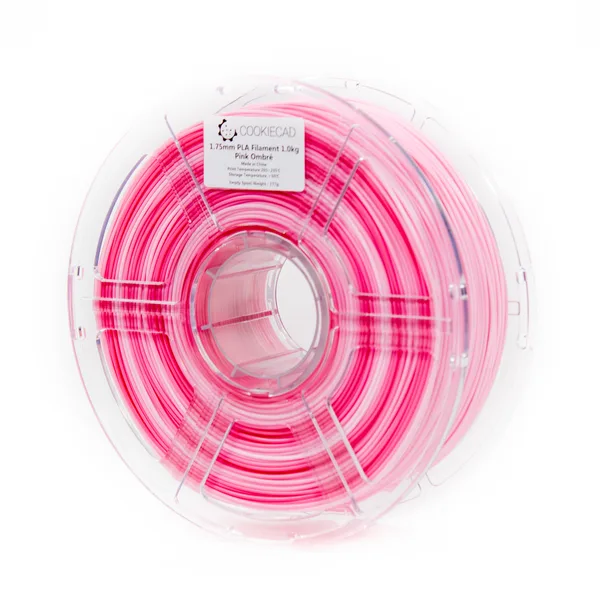Cookiecad Pink Ombré PLA Filament, 1kg