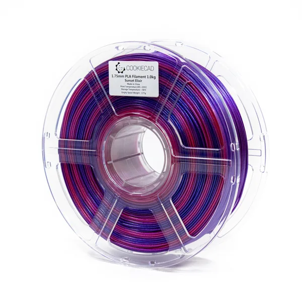Cookiecad Sunset Elixir (blue → purple → magenta) PLA Filament, 1kg
