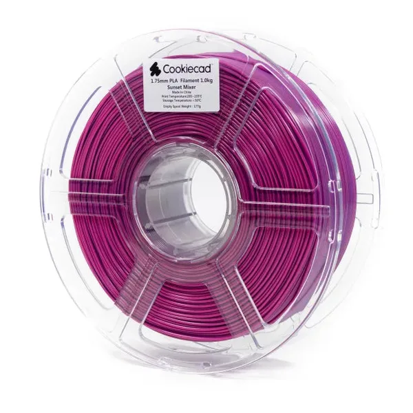 Cookiecad Sunset Mixer PLA Filament, 1kg