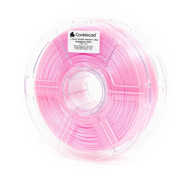 Cookiecad TPU Bubblegum Elixir TPU 95A Filament, 1kg