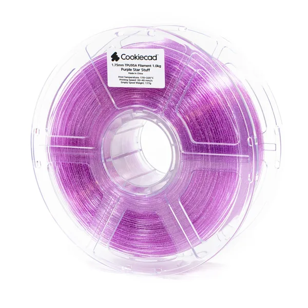 Cookiecad TPU Purple Star Stuff TPU 95A Filament, 1kg