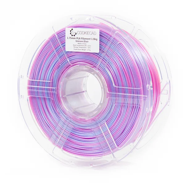 Cookiecad Unicorn Elixir (pink → purple → blue) PLA Filament, 12 x 1kg