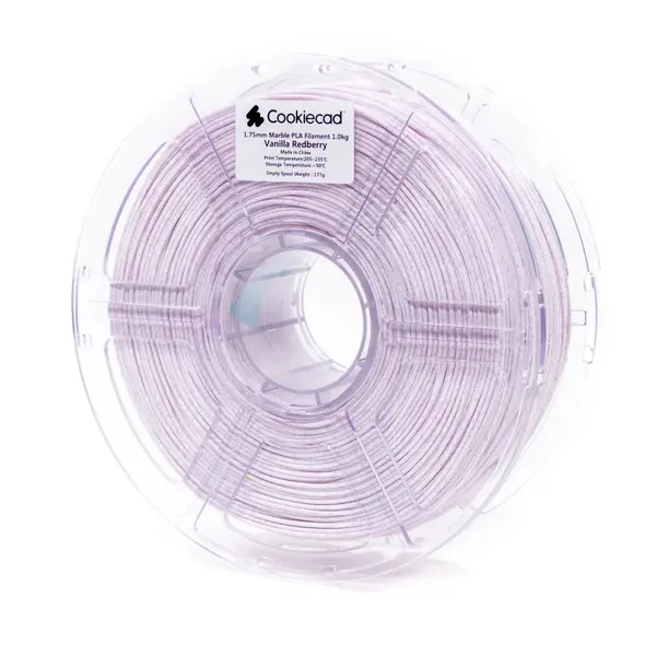 Cookiecad Vanilla Redberry PLA Filament, 1kg