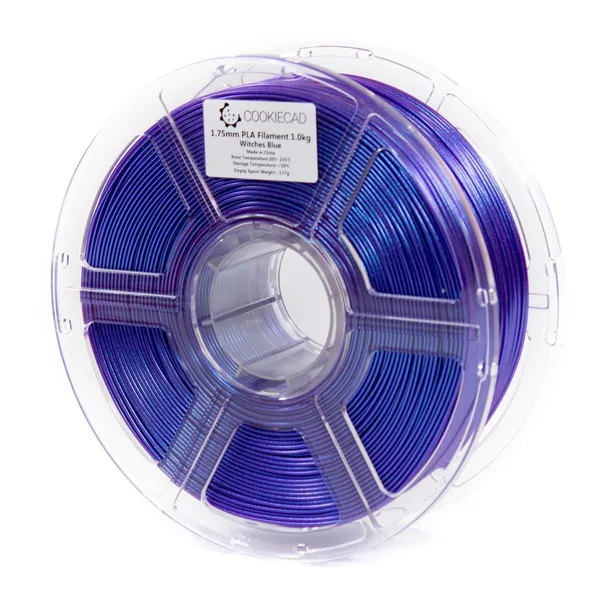 Cookiecad Witches Blue PLA Filament, 12 x 1kg