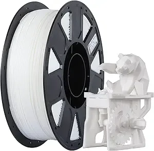 Creality Creality PLA Filament, Tough and Durable 3D Printer Filament with +/- Accuracy, Smooth Printing 1KG Spool, White
