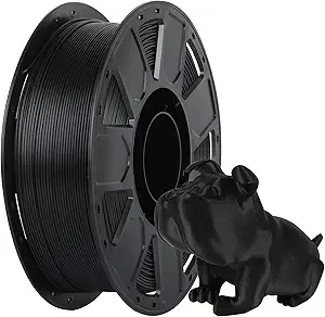 Creality Creality PLA Filament, Tough and Durable 3D Printer Filament with +/- Accuracy, Smooth Printing 1KG Spool, Black