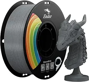 Creality Creality Ender PLA Filament for 3D Printers 1kg Spool (2.2lbs) Accuracy +/- 3D Printer Filament (018-grey Pla+)