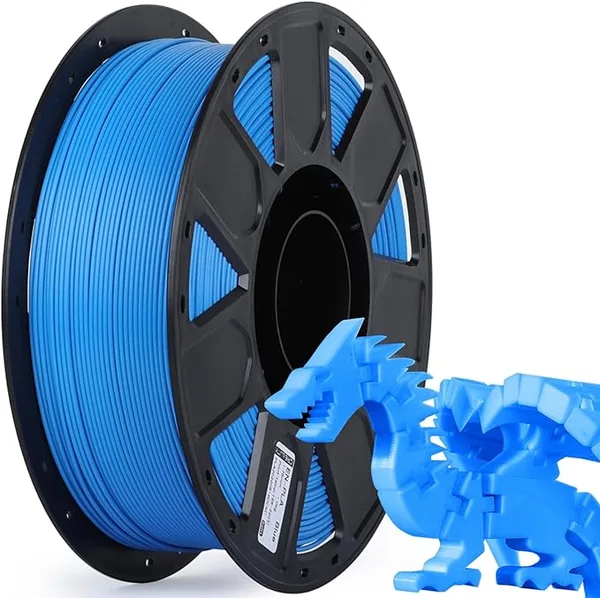 Creality Creality 3D Printer Filament, Ender PLA Filament No-Tangling Smooth Printing Without Clogging No Warping, Fit Most FDM 3D Printers, 1kg Spool, Dimensional Accuracy +/-, Blue