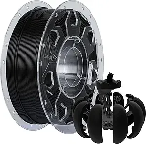 Creality Creality Filament, 3D Printer Filament, 1kg (2.2lbs) Spool, No Warp Enhanced Toughness, Dimensional Accuracy ± Printing Filament, for FDM 3D Printers (PLA, PLA - Black)