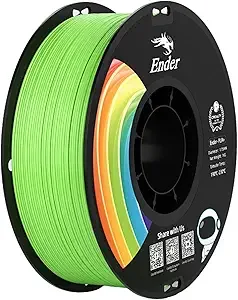 Creality Creality PLA Plus Filament, Upgrade PLA+ Filament Strong Toughness No-Tangling Vacuum Packaging 3D Printing Filament Fit Most FDM 3D Printers, 1kg Spool, Accuracy +/-, Green