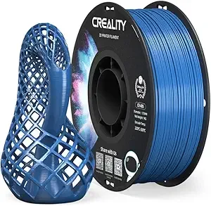 Creality Creality ABS 3D Printing Filament, Excellent Resistance, Odorless Non-Toxic, Stability, Tough, 1kg(2.2lbs) ABS Filament 1.75 for 3D Printer (Blue)