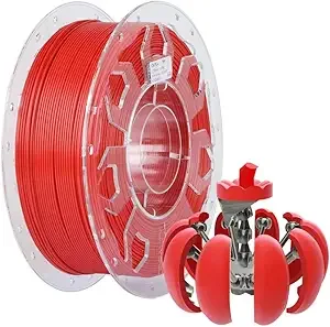 Creality Creality PLA Filament, 3D Printer Filament, 1.0kg (2.2lbs) Spool, No Warp Enhanced Toughness, Dimensional Accuracy ± Printing Filament, for 3D Printers (Red)