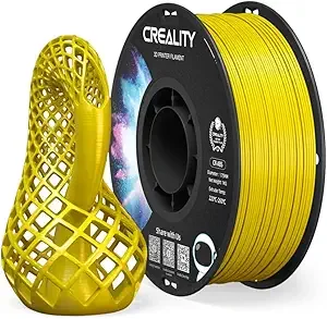 Creality Creality ABS 3D Printing Filament, Excellent Resistance, Odorless Non-Toxic, Stability, Tough, 1kg(2.2lbs) ABS Filament 1.75 for 3D Printer (Yellow)