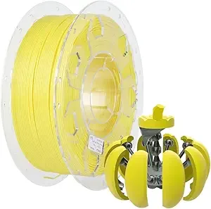 Creality Creality PLA Filament, 3D Printer Filament, 1.0kg (2.2lbs) Spool, No Warp Enhanced Toughness, Dimensional Accuracy ± Printing Filament, Suitable for 3D Printers (Yellow)