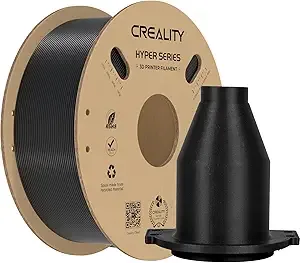 Creality Creality Hyper ABS Filament, High-Temperature Resistant, High Impact Strength, Stable Printing Performance, +/- Accuracy (Black)