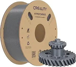 Creality Creality Hyper ABS Filament, Heat Resistant and High Impact Strength, Stable Printing Performance, High-Speed Capability up to/s, Dimensional Accuracy +/- (Grey)