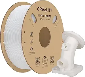 Creality Creality Hyper ABS Filament, High-Temperature Resistant, High Impact Strength, Stable Printing Performance, +/- Accuracy(White)