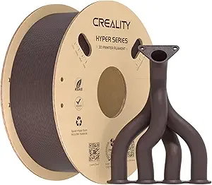 Creality Creality Carbon Fiber PLA Filament 1KG, Hyper PLA-CF for High-Speed Printing 50–/s, Dimensional Accuracy +/- Accuracy,Fits for Most FDM 3D Printers(Ochre)