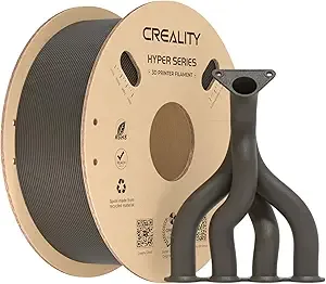 Creality Creality Carbon Fiber PLA Filament 1KG, Hyper PLA-CF for High-Speed Printing 50–/s, Dimensional Accuracy +/- Accuracy (Greyish Yellow)