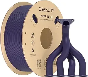 Creality Creality Carbon Fiber PLA Filament 1KG, Hyper PLA-CF for High-Speed Printing 50–/s, Dimensional Accuracy +/- Accuracy,Fits for Most FDM 3D Printers(Purple)