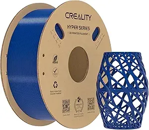 Creality Creality Hyper PETG Filament, High-Speed PETG for 30–/s Printing, Low Stringing, Strong Layer Adhesion, +/- Accuracy,Fits for Most FDM 3D Printers(Blue)