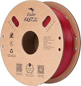 Creality Creality 3D Printer Filament, 3D Printing Filament Tougher and Stronger, Accuracy +/-, 1kg, Red