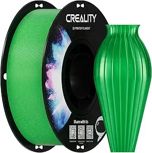Creality Creality PETG Filament, Excellent Toughness High Precision, Odorless Non-Toxic Moistureproof, 1 kg(2.2lbs), Accuracy +/- (Green)