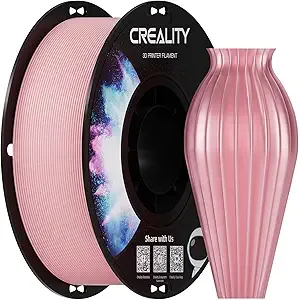 Creality Creality PETG 3D Printing Filament, Excellent Toughness High Precision, Odorless Non-Toxic Moistureproof, 1 kg(2.2 lbs) for Most FDM 3D Printers (Pink)