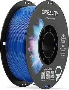 Creality Creality TPU Filament 1.75, 95A TPU Flexible Filament, Higher Hardness & Resilience, Soft Adhesive Material, Elastic, 1kg(2.2lbs) 3D Printing Filament for 3D Printer (Blue)