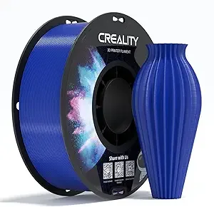 Creality Creality PETG 3D Printing Filament, Excellent Toughness High Precision, Odorless Non-Toxic Moistureproof, 1kg(2.2lbs) Glossy PETG Filament for 3D Printer (Blue)