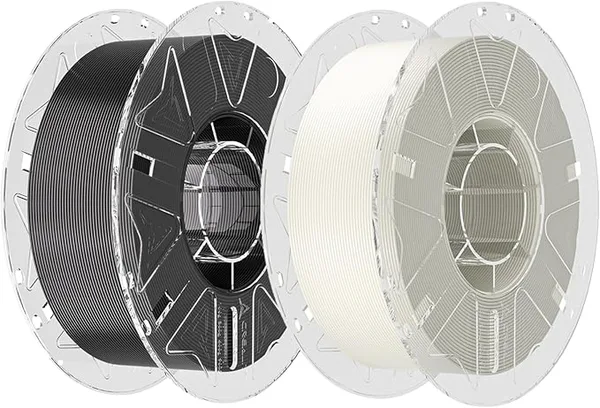 Creality Creality PLA Filament 2Kg, Hyper RFID PLA for High Speed 30-/s,Fits for Most 3D Printers(Black & White)