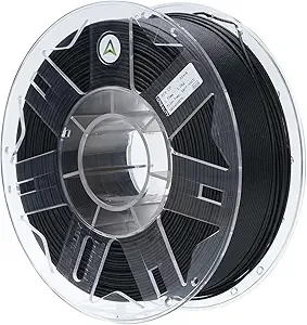 Creality Creality PPA-CF 3D Printer Filament RFID, 15% Carbon Fiber Content High-Performance Nylon, Heat Resistance,Low Warpage, 1Kg Spool(2.2lbs) for 3D Printers (Black)