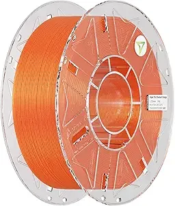 Creality Creality PLA Starry Galaxy 3D Printer Filament Sparkle PLA, Shimmering Stardust Finish, High-Speed RFID Smart Filament, Smooth Shine Fits for Most 3D Printers (Stardust Orange)