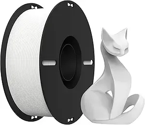 Creality Creality PLA 3D Printer Filament PLA Filament, Neatly Wound 3D Printing Filament, Dimensional Accuracy +/-, Fit Most FDM 3D Printers, 1kg Spool (2.2lbs), White