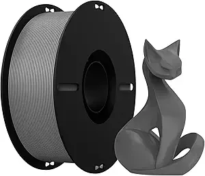Creality Creality PLA 3D Printer Filament PLA Filament, Neatly Wound 3D Printing Filament, Dimensional Accuracy +/-, Fit Most FDM 3D Printers, 1kg Spool (2.2lbs), Grey