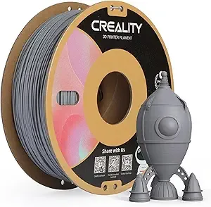 Creality Creality PLA Matte 3D Printer Filament, Matte PLA 1kg Spool (2.2lbs), Dimensional Accuracy +/-, Fits for Most FDM 3D Printers (Matte Grey)