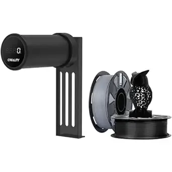 Creality Creality 3D Printer Filament Spool Holde Bundle with Ender PLA Filament Black & Gray