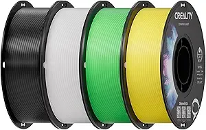 Creality Creality PETG Filament Black &White Bundle with Green + Yellow