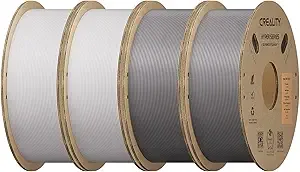 Creality Creality Hyper ABS Filament 4KG, High-Temperature Resistant, High Impact Strength, Stable Printing Performance, +/- Accuracy（White&Grey