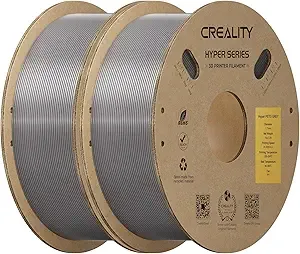 Creality Creality Hyper PETG Filament Bundle 2KG, High-Speed PETG for 30–/s Printing, Low Stringing, Strong Layer Adhesion, +/- Accuracy,Fits for Most FDM 3D Printers(Grey 2-Pack)